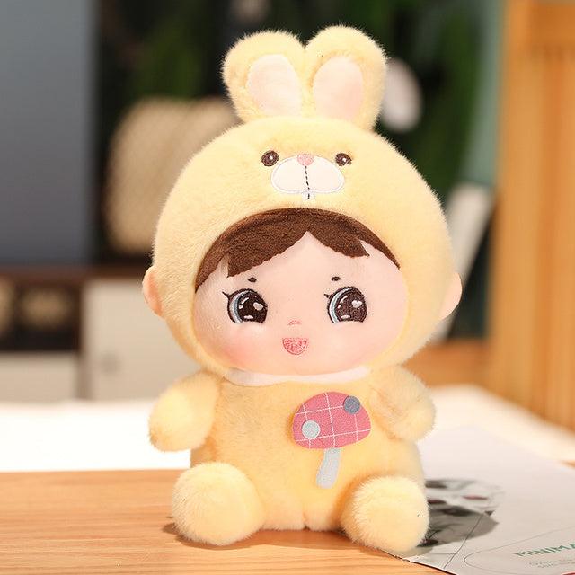Smiling Doll In Rabbit Clothes Plush Toys - Plushies
