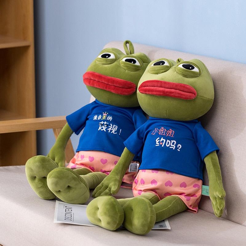 Sad Frog Internet Meme Plush Toys - Plushies