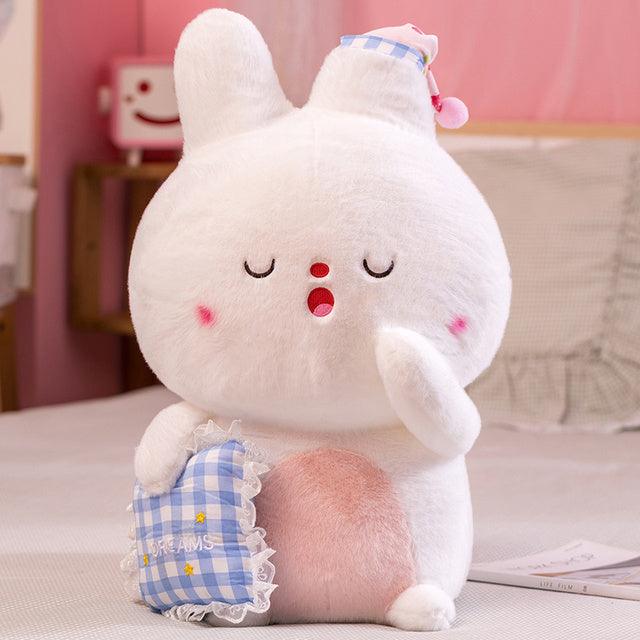 Sleeping Bunny Plush Pillows - Plushies
