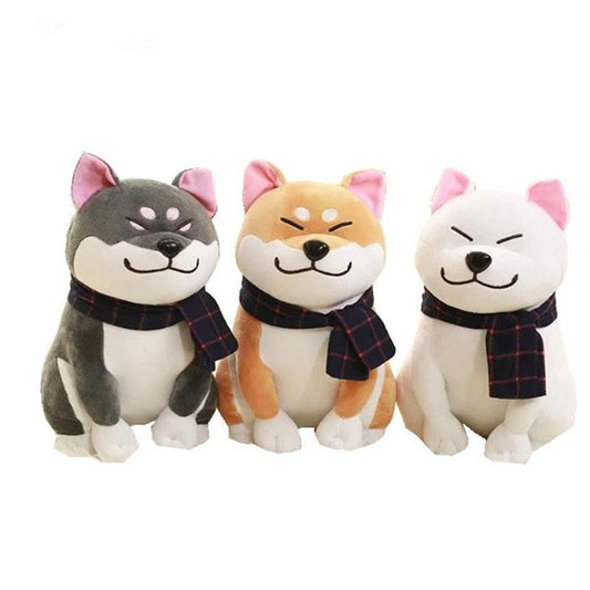 Scarf Shiba Inu Dog Stuffed Animals - Plushies
