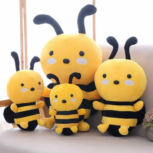 Miaoowa Kawaii Honeybee Plush Toy, Cute Bee with Wings Stuffed Baby Dolls - Plushies