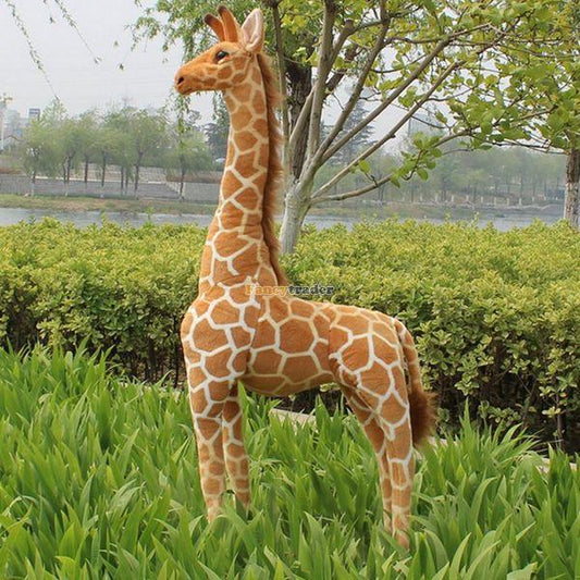 Huge Stuffed Simulated Giraffe Plush Toy - Plushies