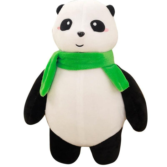 Kawaii Cartoon Panda with Scarf Plush Toy - Plushies