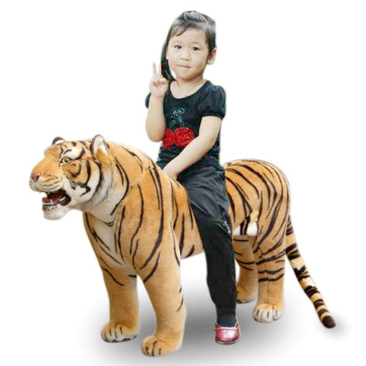43'' Giant Lifelike Tiger Plush Toy - Plushies