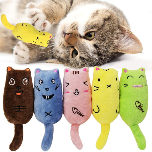 Teeth Grinding Catnip Cat Toys - Plushies