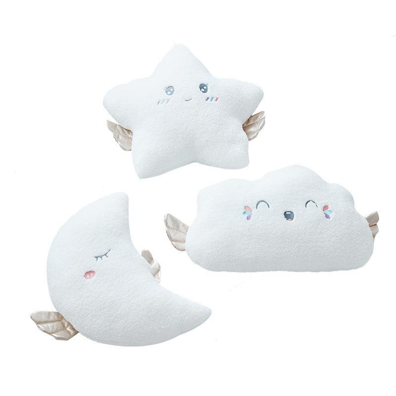 New Stuffed Angel Cloud Moon Star Plush Pillow Soft Cushion Cloud Stuffed Plush Toys - Plushies