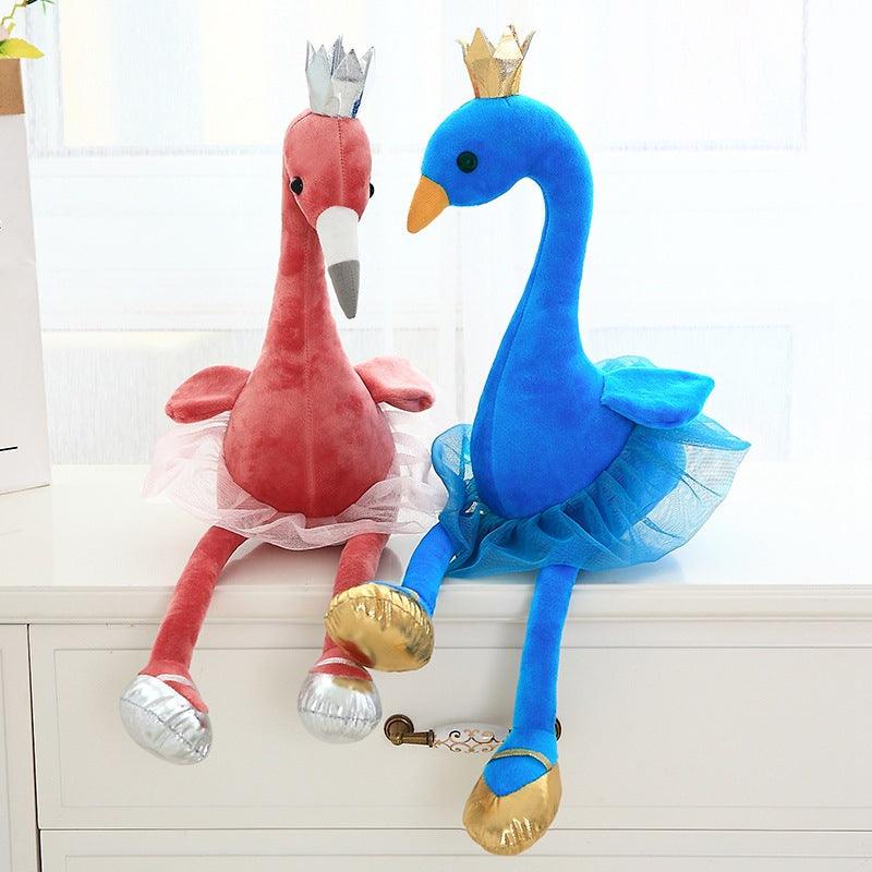 Swan Plush Toy Dolls (Red, Blue and Yellow) - Plushies