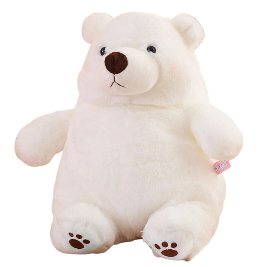 Chubby Polar Bear Plushie - Plushies