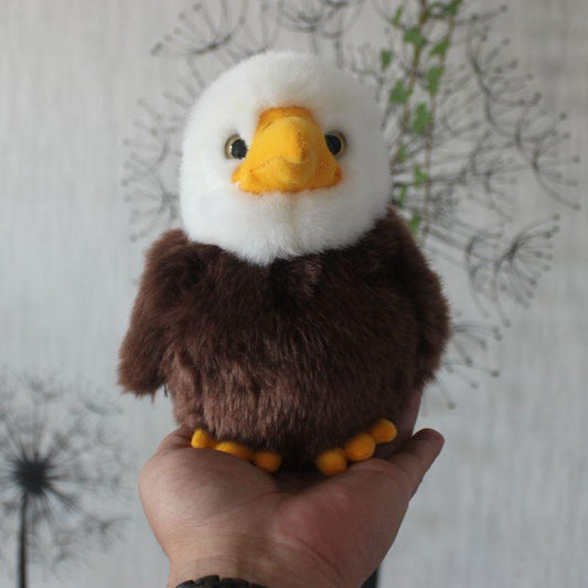 Small Realistic Bald Eagle Plush Toy - Plushies
