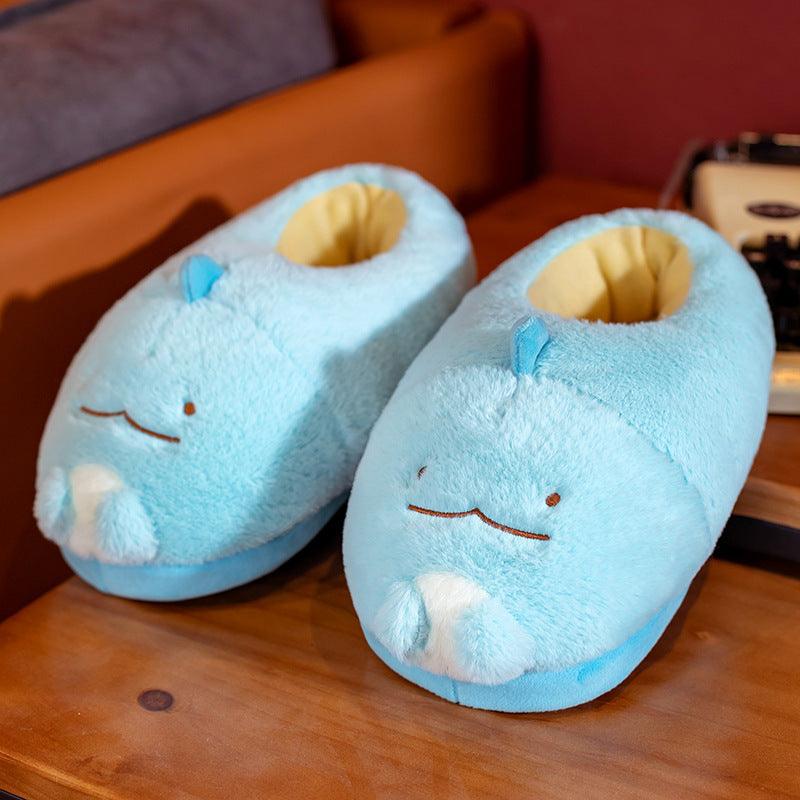 Adorable Animal Shaped Plush Slippers, Great for Gifts - Plushies