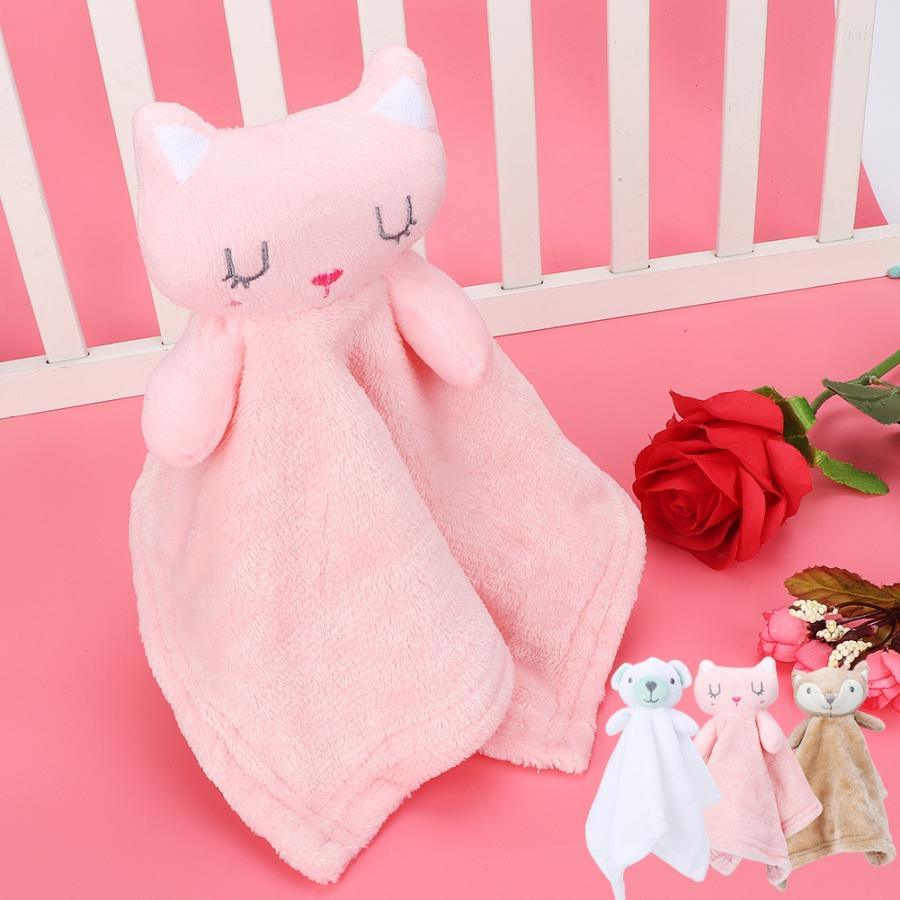 Baby Infant Cute Kawaii Soothing Appease Animal Baby Towels - Plushies