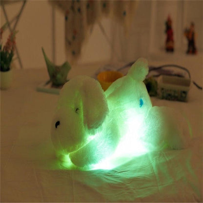 Light Up LED Teddy Bear Stuffed Animals Plush cushion Colorful Glowing Christmas Gift for Kids - Plushies