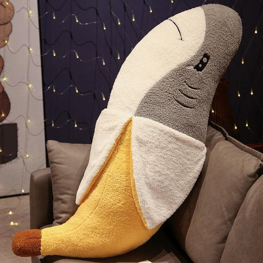 Funny Banana Shark Plush Toy - Plushies