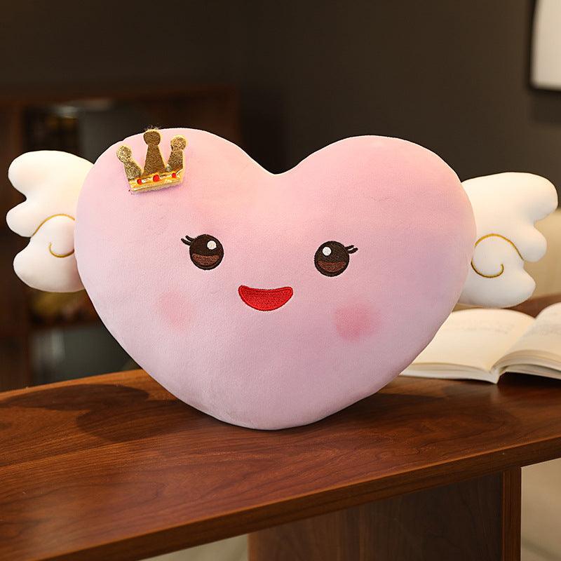 Angel Wings Love Pillow Cushion Plush Toy - Plushies