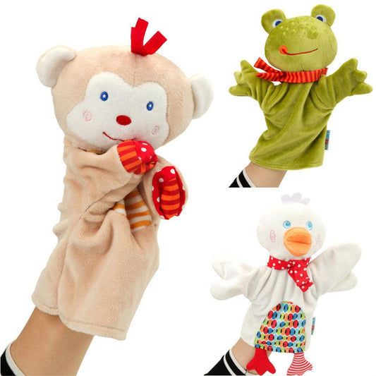 Cute Cartoon Hand Puppets (Monkey frog ducks) - Plushies