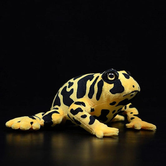 Realistic Yellow Poison Dart Frog Plush Toy - Plushies