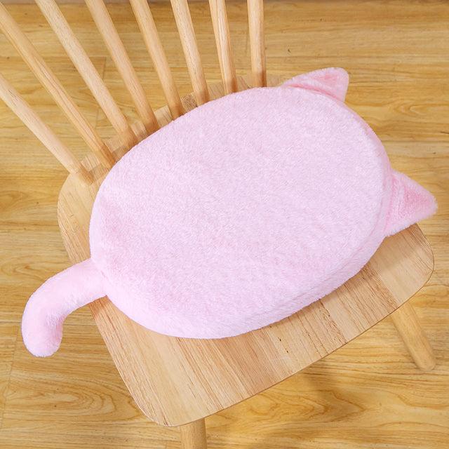 Warm Kawaii Cat Plush Pillow - Plushies