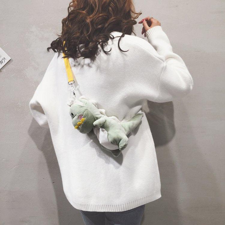 Mini Dinosaur with Crown Backpack - Plushies