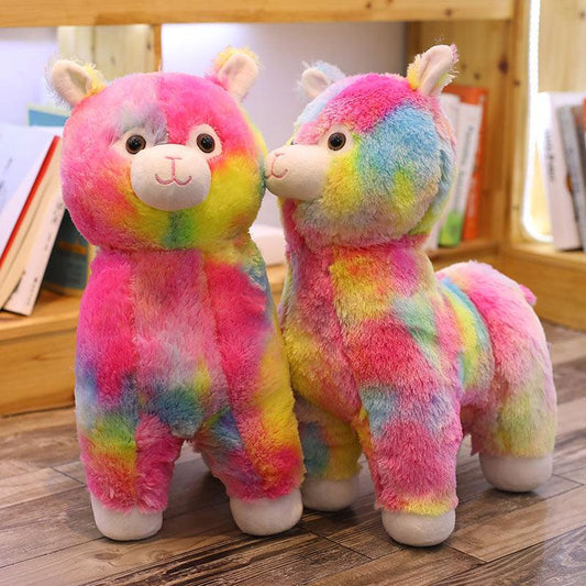 Rainbow Alpaca Soft Stuffed Plush Toy - Plushies