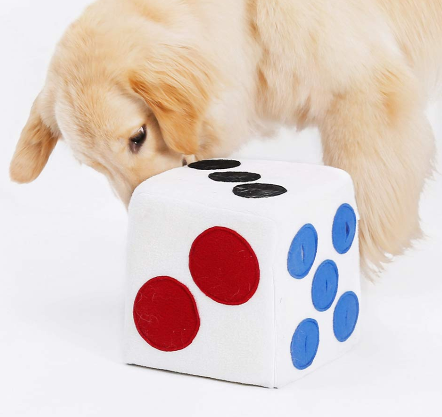 Pet Dog Plush Dice Toy - Plushies