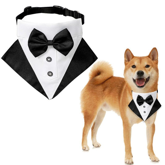 Daper Dog Tuxedo Bandana - Plushies
