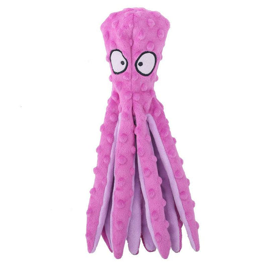 Octopus Squeaky Pet Chew Toy - Plushies