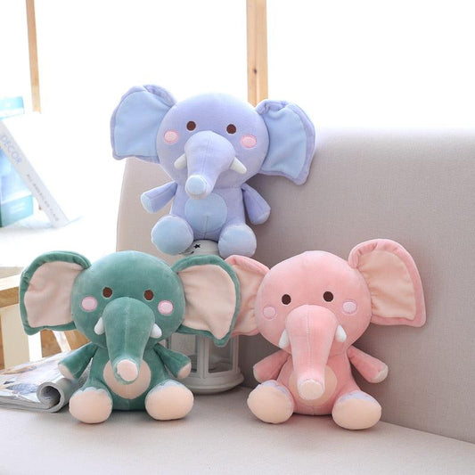 Little Sitting Elephant Stuffed Animals - Plushies