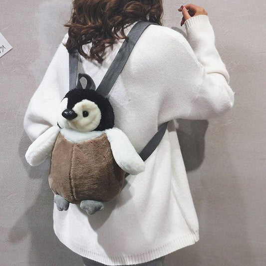 Cute Baby Penguin Plush Backpack - Plushies