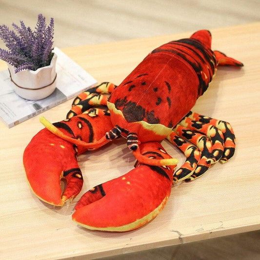 Large Realistic Lobster Plush Toy - Plushies