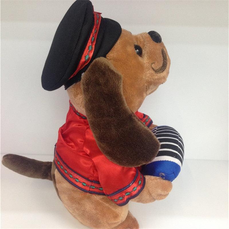 Russian Accordion Dog, Singing and Dancing Electronic Toy - Plushies
