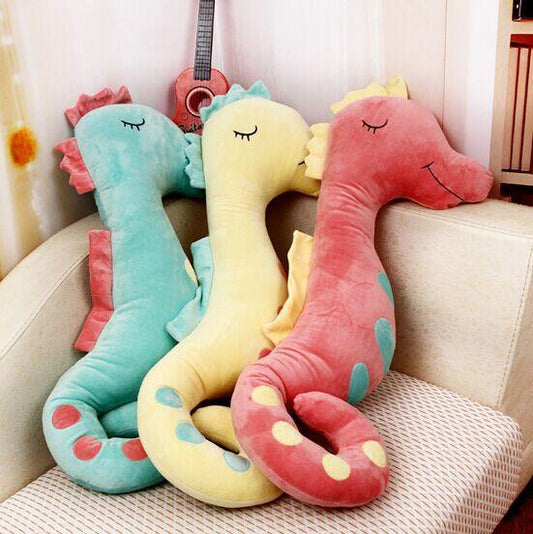 seahorse plush toy Cushion Pillow - Plushies