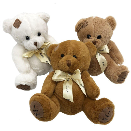 Kawaii Patch Teddy Bear Stuffed Animals - Plushies