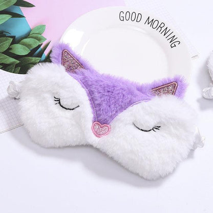 Cute Plush Fox & Cloud Sleep Eye Masks - Plushies