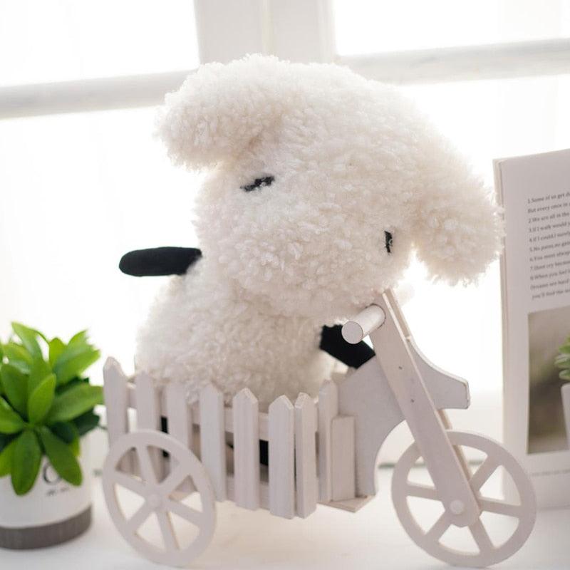 Adorable Stuffed White Sheep Plush Doll - Plushies