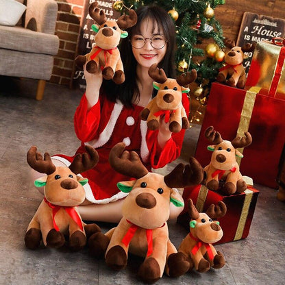 Cute Small Christmas Reindeer Plushie - Plushies