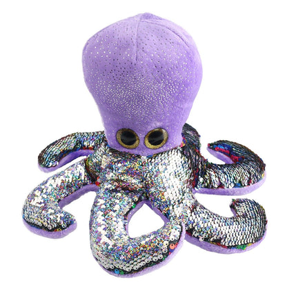 Cool Sparkle Sequin Octopus Plush Toy - Plushies