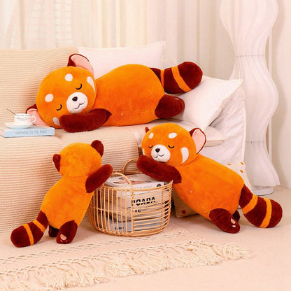 Sleepy Red Panda Plushie - Plushies