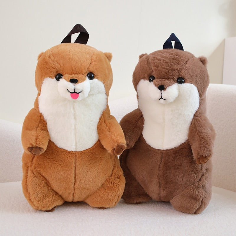 Adorable Plush Otter Backpack - Plushies