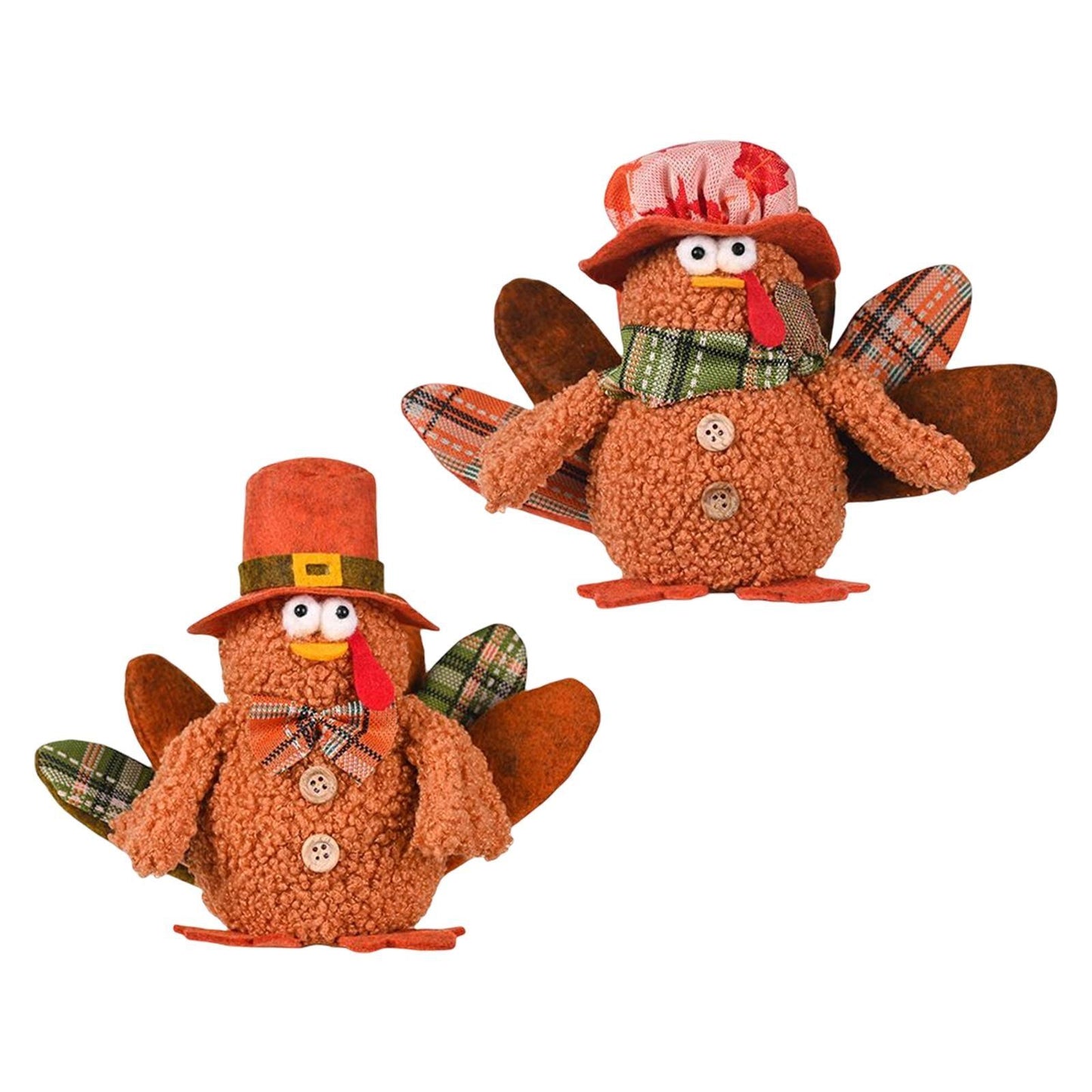 Cute Thanksgiving Holiday Turkey Decoration - Plushies