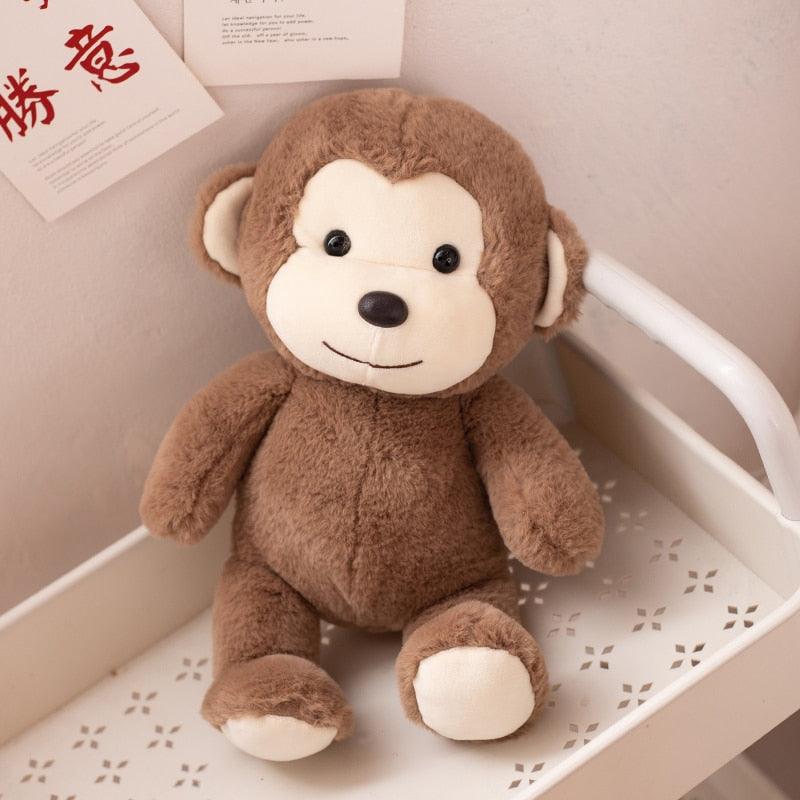 Cuddly Plush Monkey Stuffed Animal - Plushies