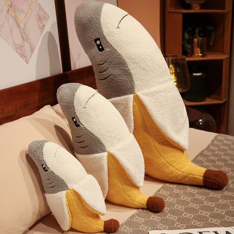 Funny Banana Shark Plush Toy - Plushies