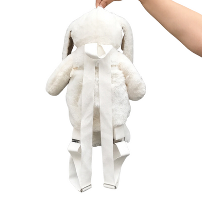 Kawaii White Bunny Rabbit Plush Backpack - Plushies