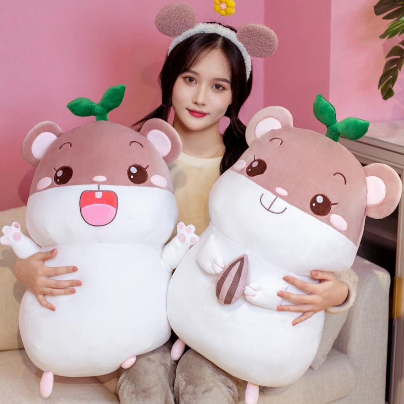 Soft Down Cotton Small Hamster Flute Doll Plush Toy - Plushies