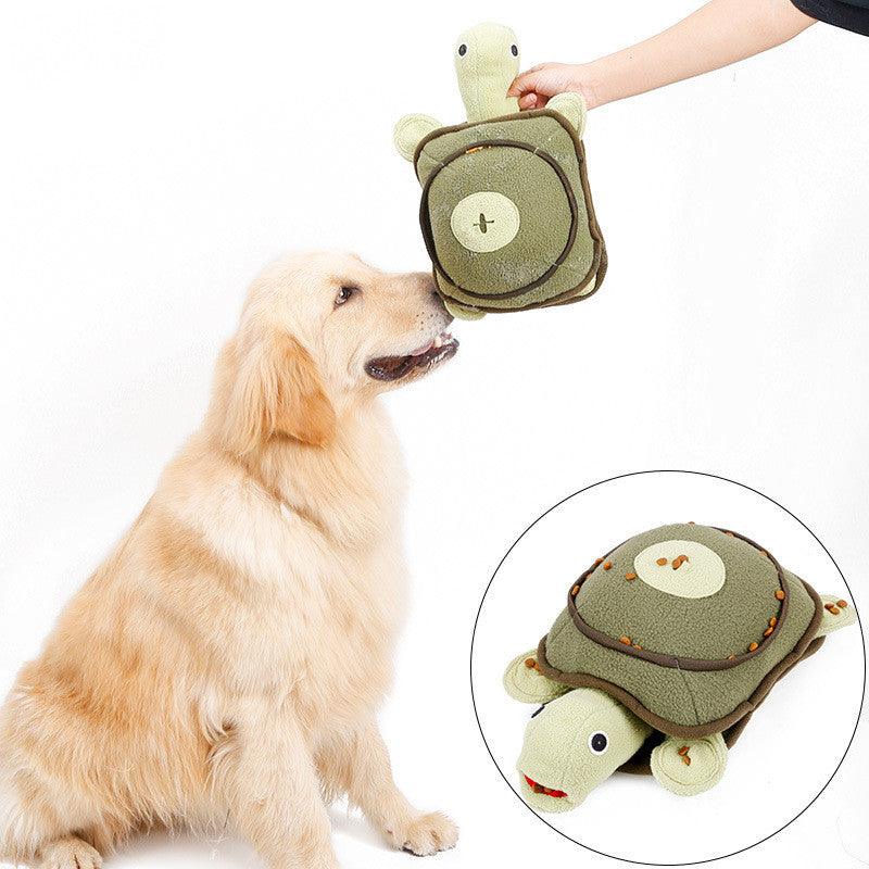 Dog Pet Toy Puzzle Tortoise Plush Toy - Plushies