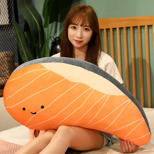 Large Salmon Sushi Rest Pillows - Plushies
