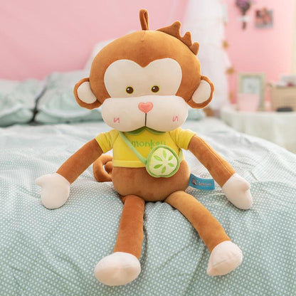 Fruit Butt Monkey Doll Backpack Plush Toy - Plushies