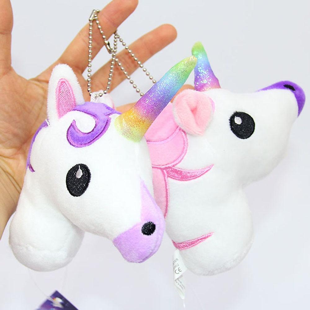 Rainbow Unicorn Cute Plushy Keychain - Plushies