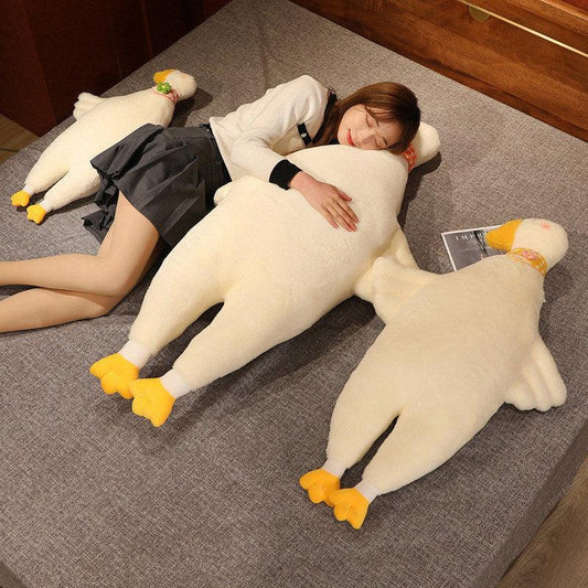 Cute White Geese Hug Pillows - Plushies