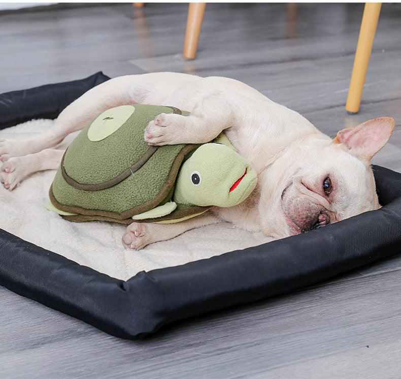 Dog Pet Toy Puzzle Tortoise Plush Toy - Plushies