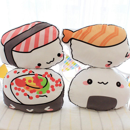 Cute Sushi Salmon Rice Ball Plush Toys - Plushies